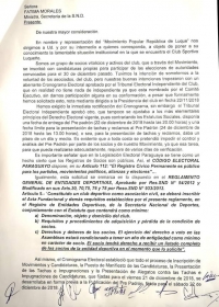 El movimiento Rca. de Luque presentó denuncia sobre el Sportivo Luqueño
