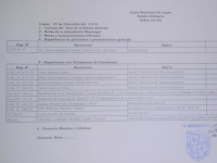 Orden del día de la Junta Municipal de Luque