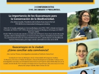 Conferencia en Luque sobre la importancia de los Guacamayos