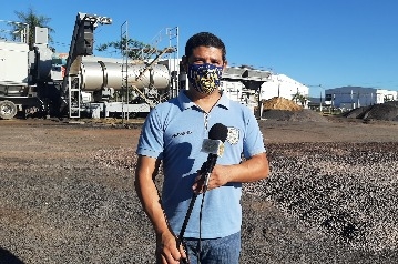 La planta asfáltica de la Municipalidad de Luque reinicia trabajos
