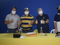 Proclamación de Celso Cáceres como Pdte. del Sportivo Luqueño