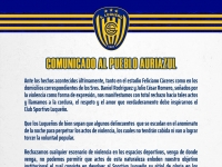 Comunicado del Comité Ejecutivo del S. Luqueño